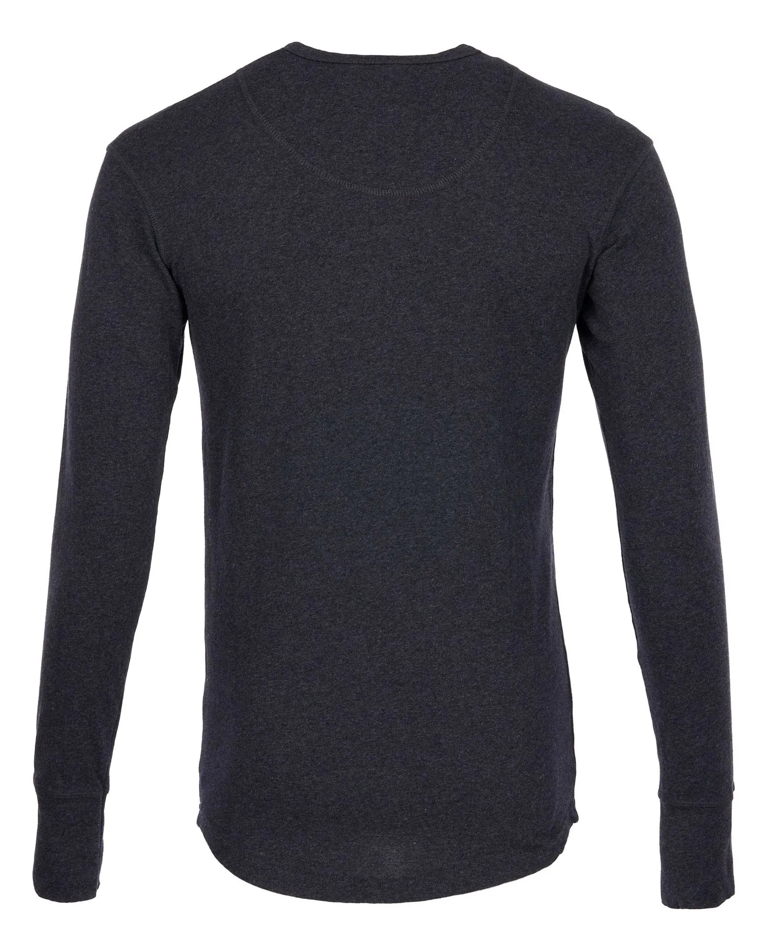 1927 Henley Shirt Long Sleeve, Iron Grey - Pike Brothers