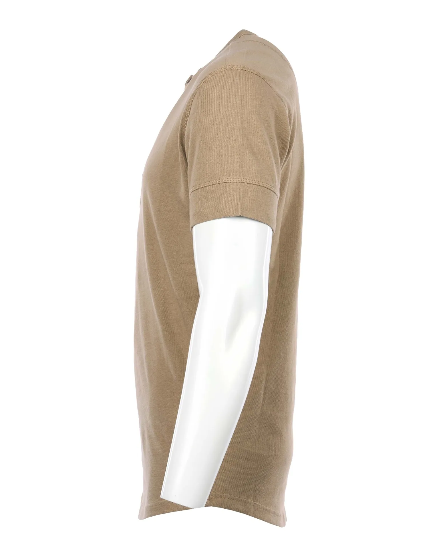 1927 Henley Shirt short sleeve, Mojave beige - Pike Brothers