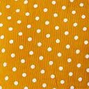 1960s Mustard & Ivory Polka Dot Babydoll Dress