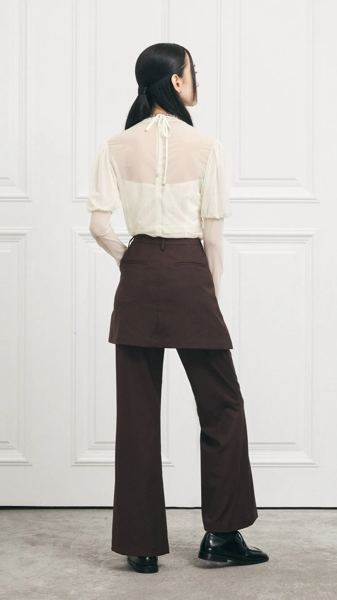 2-in-1 Flared Pants