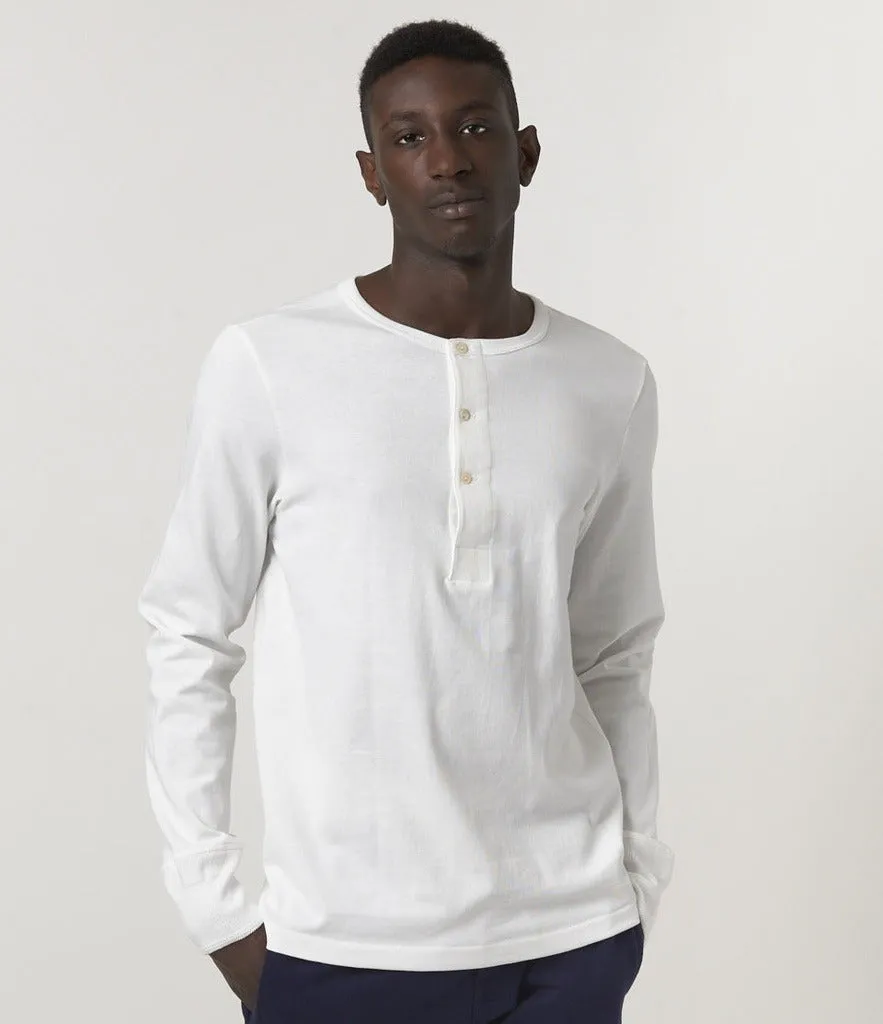 206.01 | Mens Classif Fit LS Henley | White