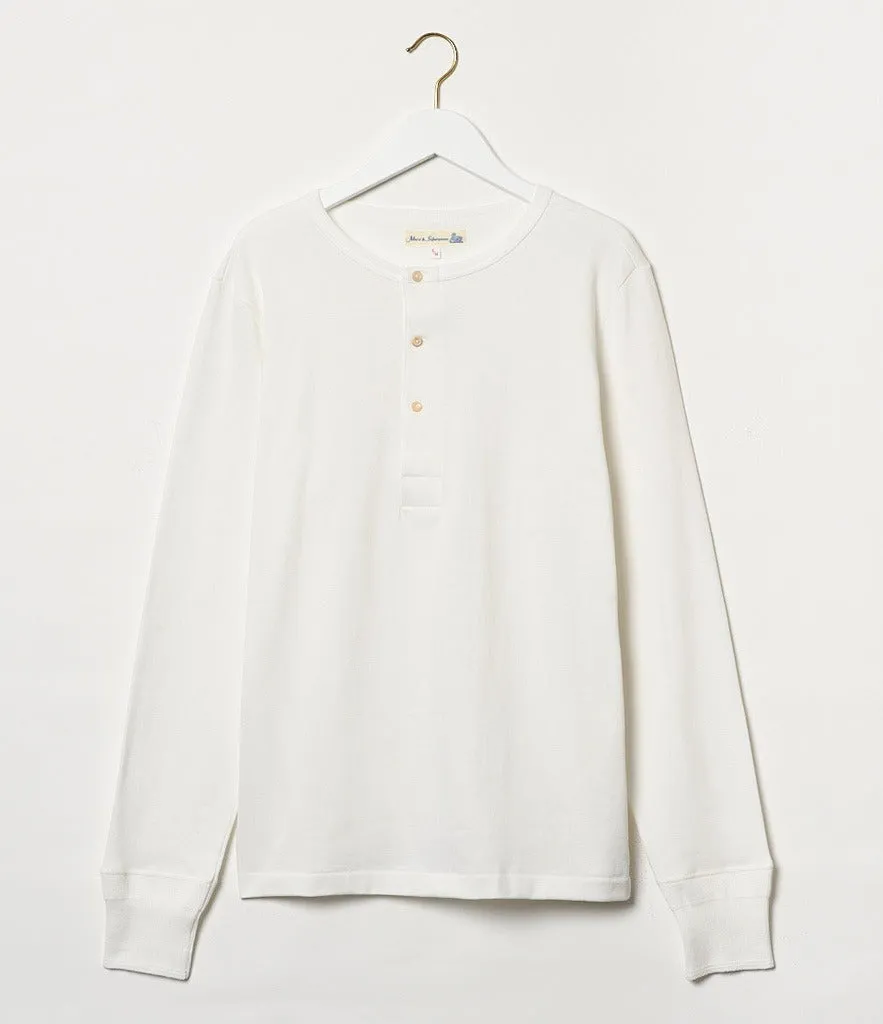 206.01 | Mens Classif Fit LS Henley | White