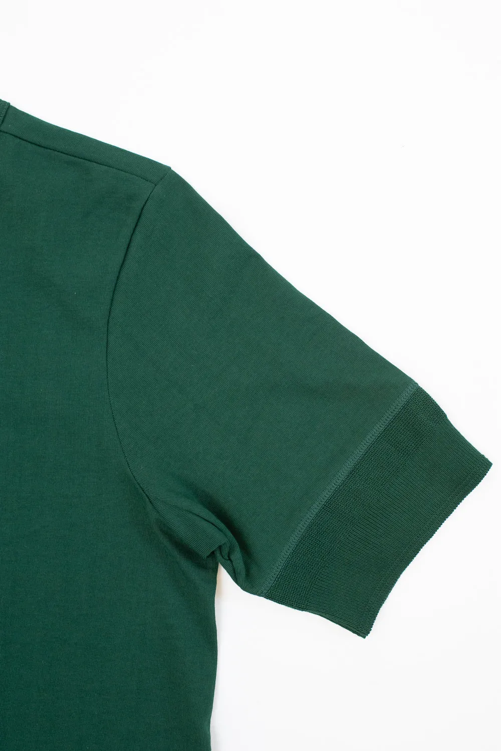 207.412 - 8.6oz Loopwheeled Henley Classic Fit - Classic Green