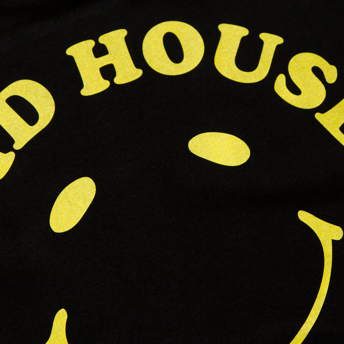 Acid House Lovers Front Print - Tshirt - Black