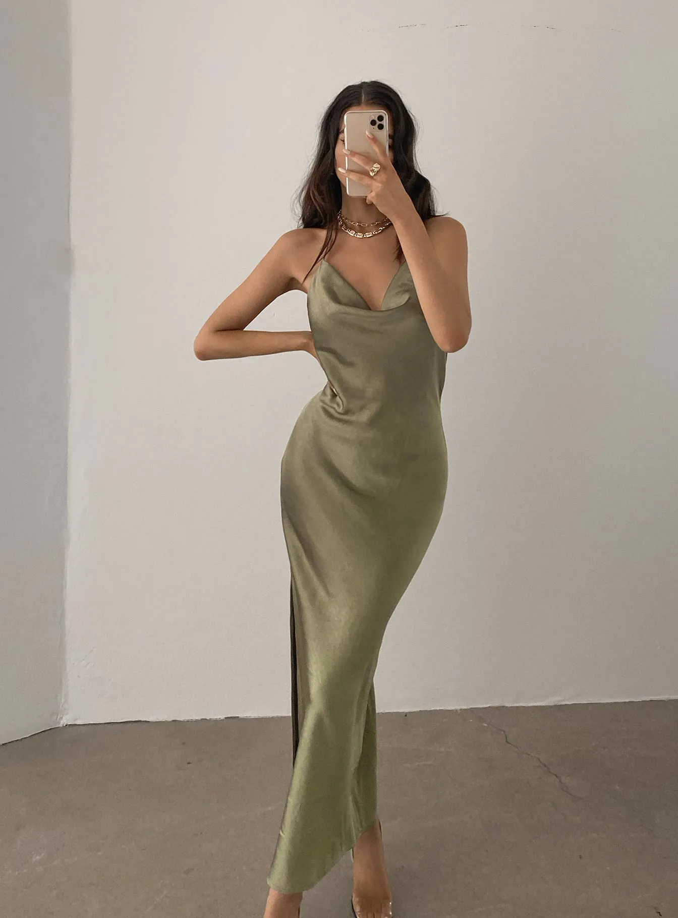 Alissa Midi Dress Green