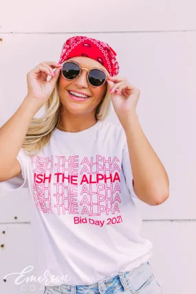 Alpha Chi Omega Bid Day Tee