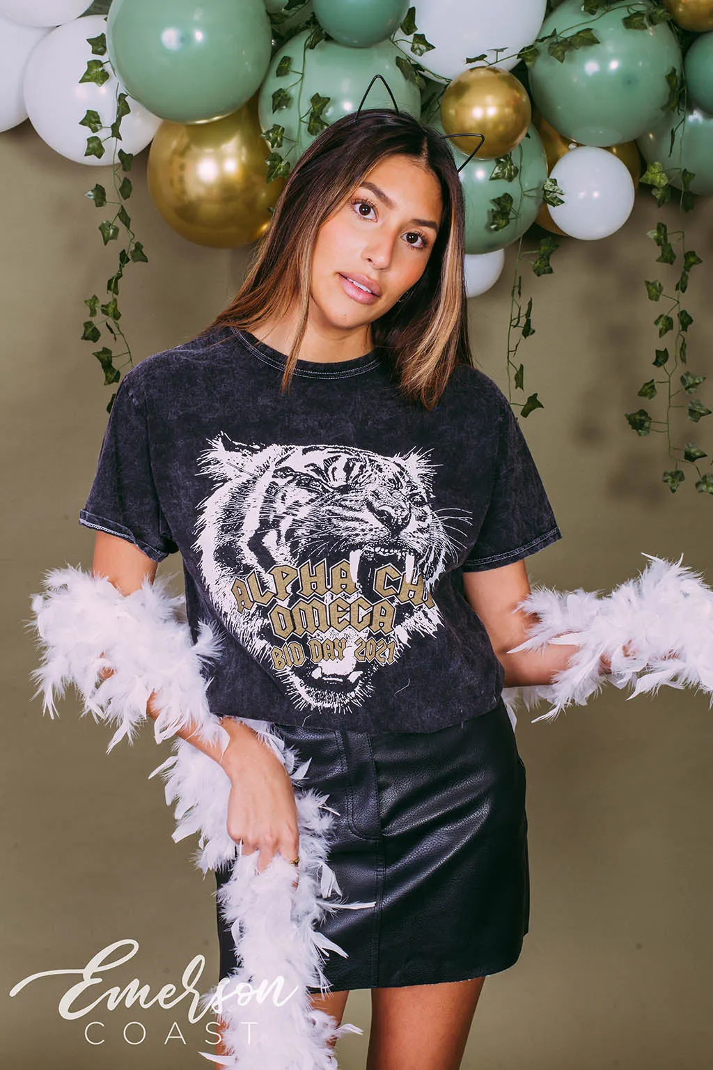 Alpha Chi Omega Jungle Bid Day Tee