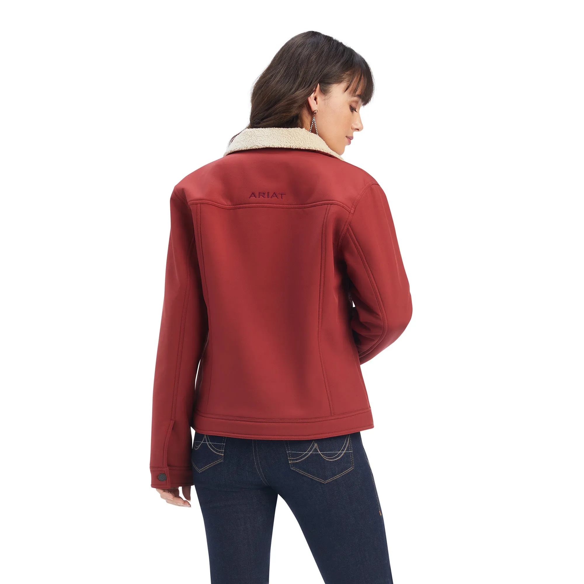 Ariat® Ladies R.E.A.L.™ Trucker Softshell Rouge Red Jacket 10041639