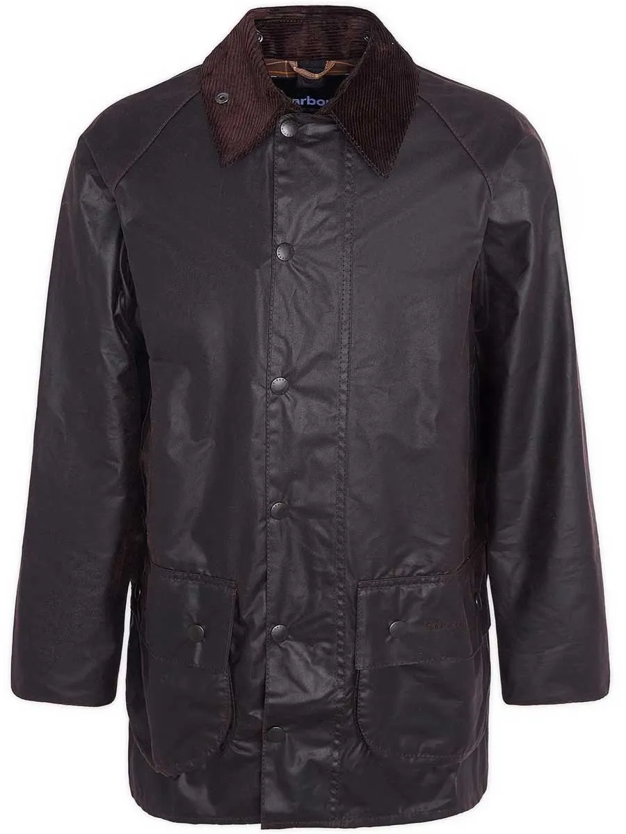 BARBOUR Beaufort Wax Jacket - Mens - Rustic