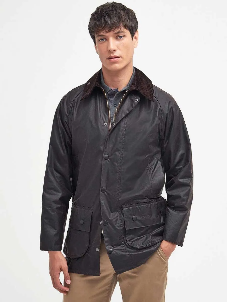 BARBOUR Beaufort Wax Jacket - Mens - Rustic