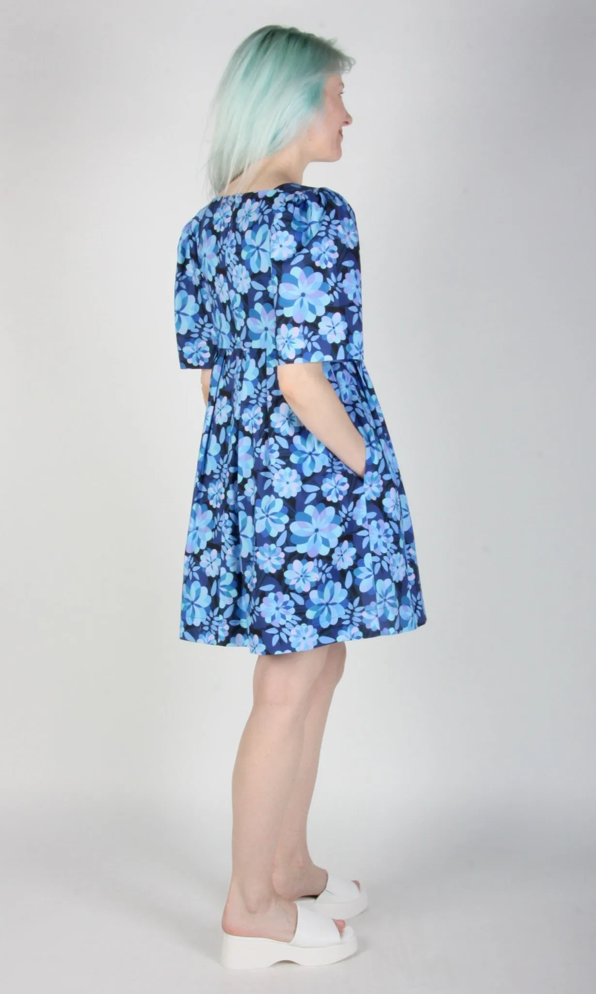 Birds of North America Swamp Angel Dress - Larkspur Blue (Online Exclusive)