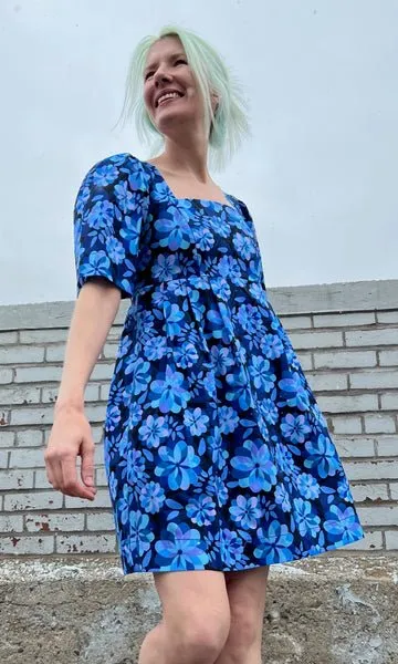 Birds of North America Swamp Angel Dress - Larkspur Blue (Online Exclusive)