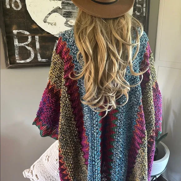 Bohemian Loom Cardigan Sweater