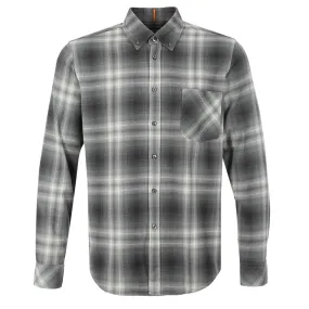 BOSS Rickert M Shirt in Open Grey Check