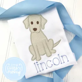 Boy Shirt - Puppy Applique