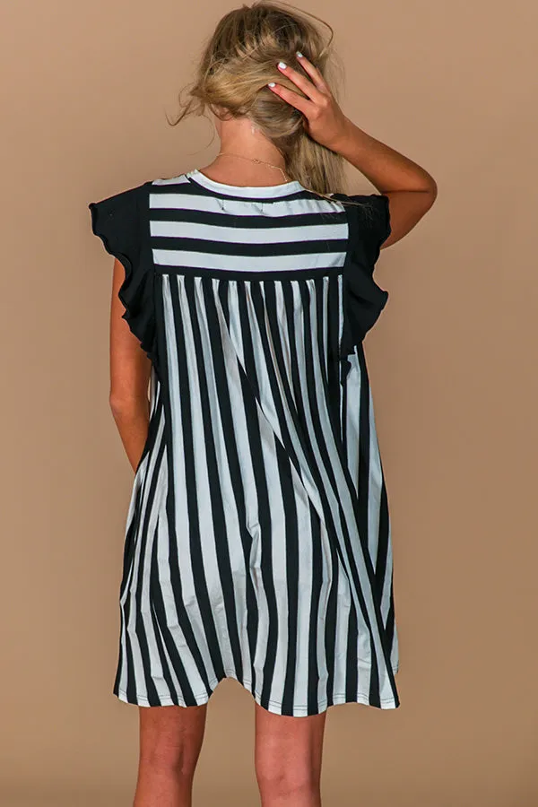 Breezy Stripe Shift Dress