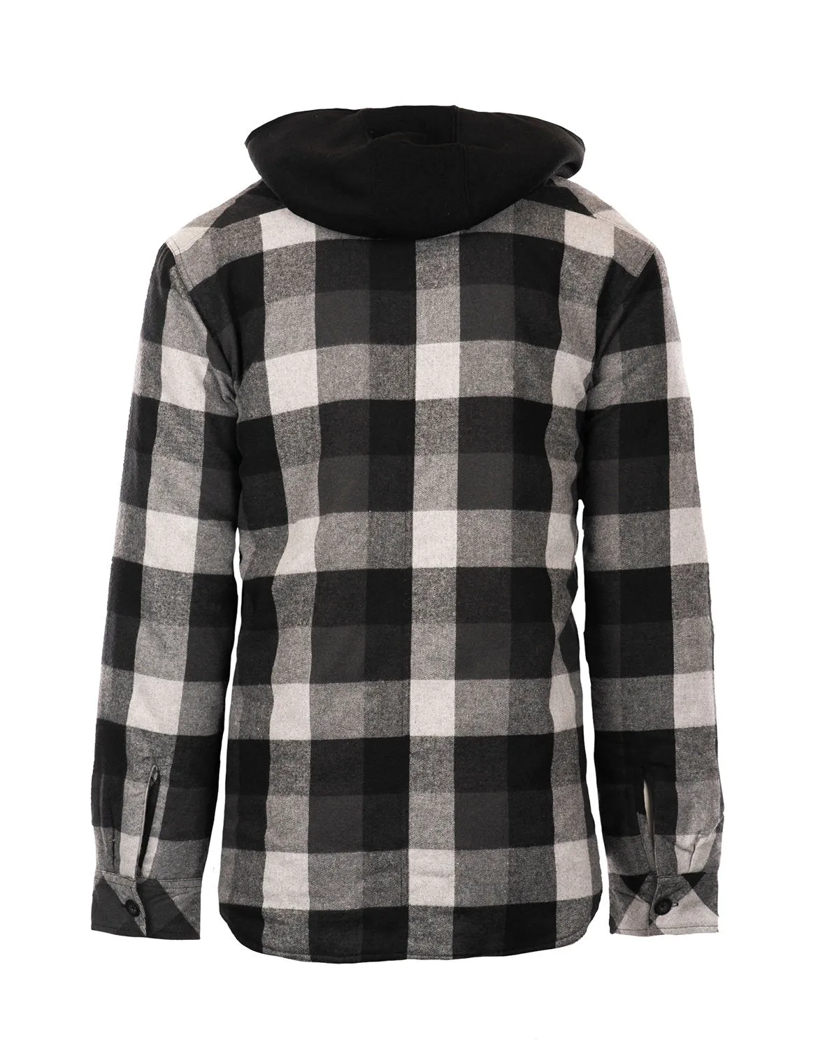 Burnside Men's Hooded Flannel Jacket B8620