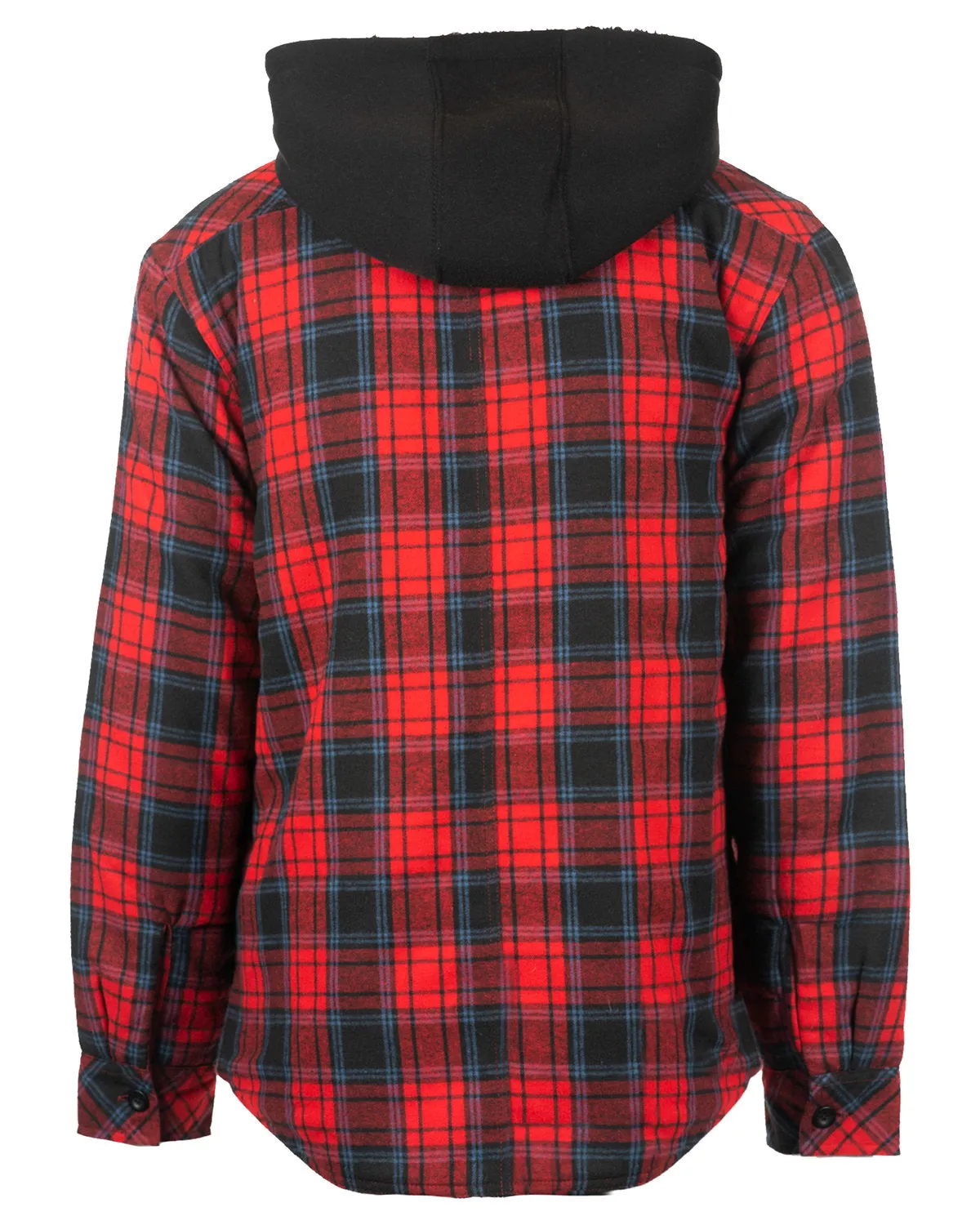 Burnside Men's Hooded Flannel Jacket B8620