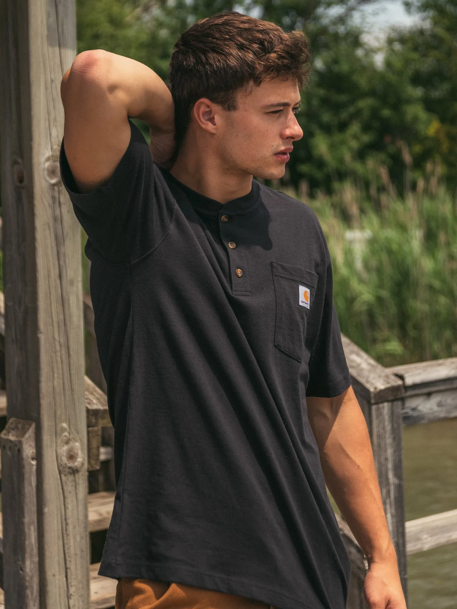 CARHARTT LOOSE FIT HEAVYWEIGHT POCKET TEE   - CLEARANCE