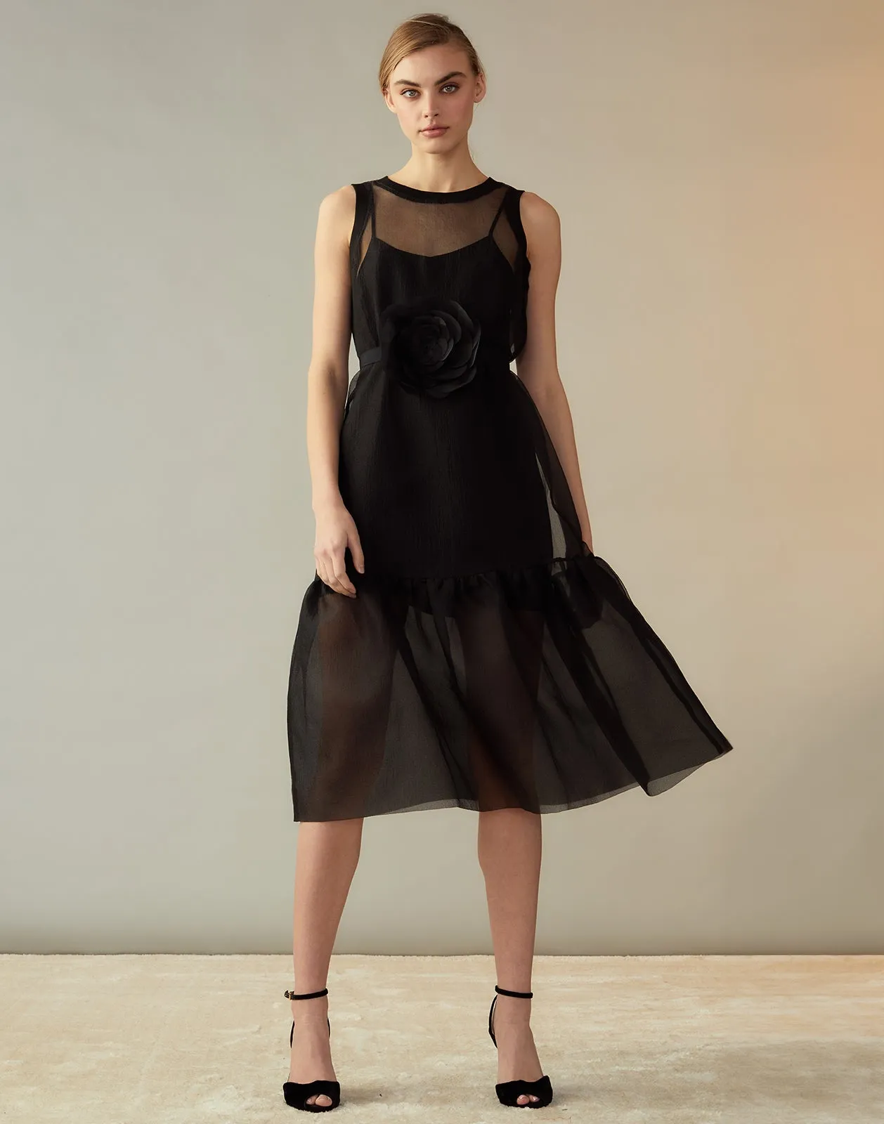 Carrie Organza Midi Dress