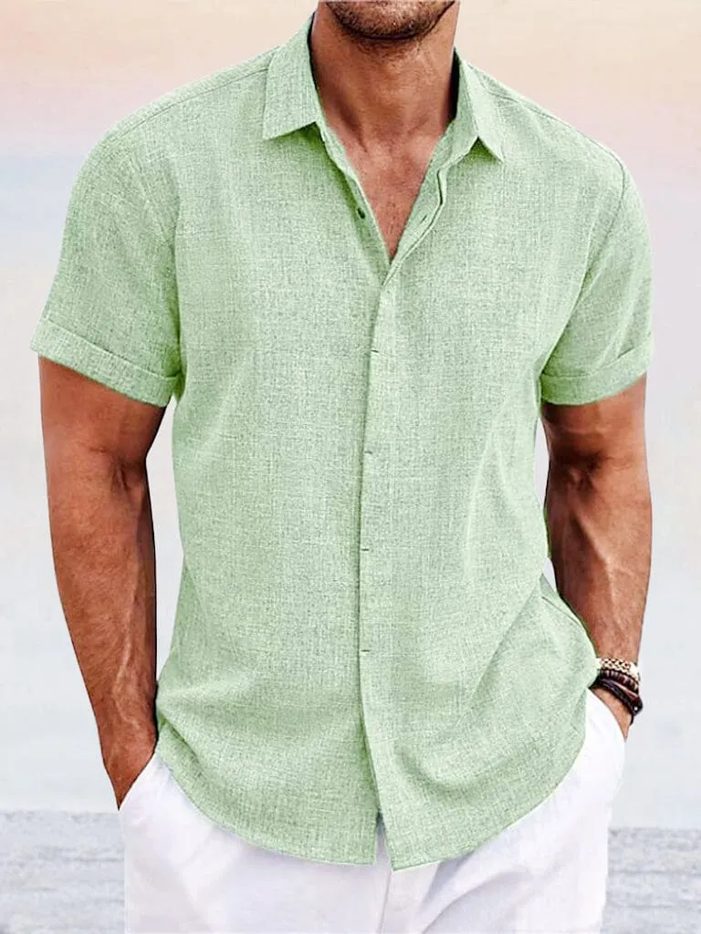 Casual Cotton Linen Shirt