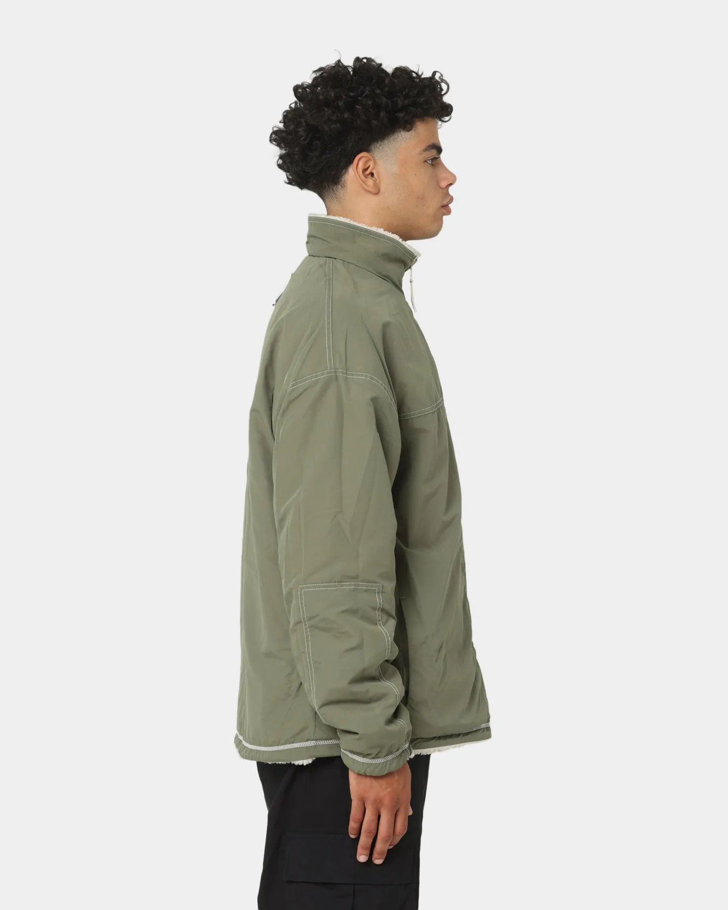 Champion RB Mix Media Jacket Cargo Olive