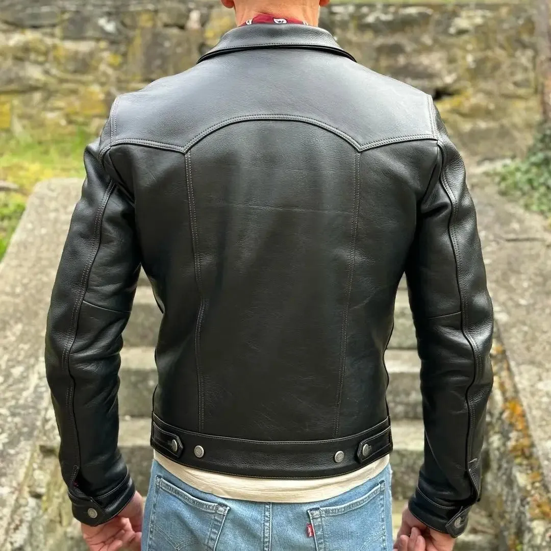 Classic Black Leather shirt