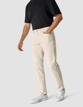 Corduroy Pants Off White