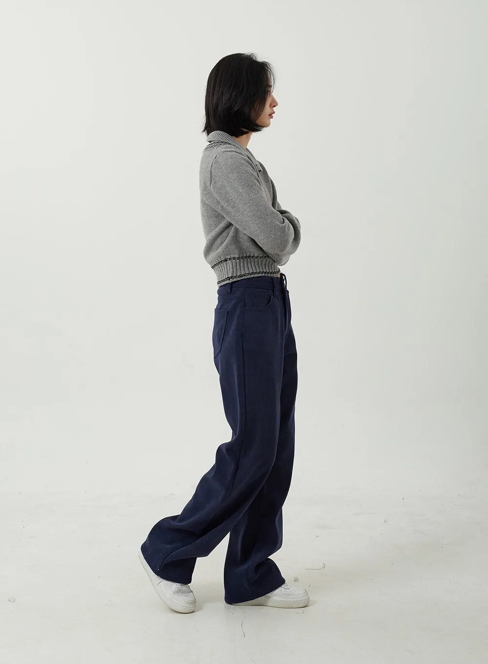 Corduroy Wide Leg Pants OJ311