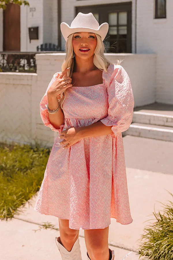 Cute On Repeat Babydoll Dress In Pink