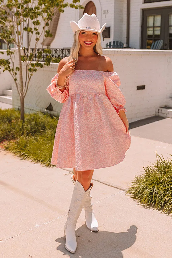 Cute On Repeat Babydoll Dress In Pink