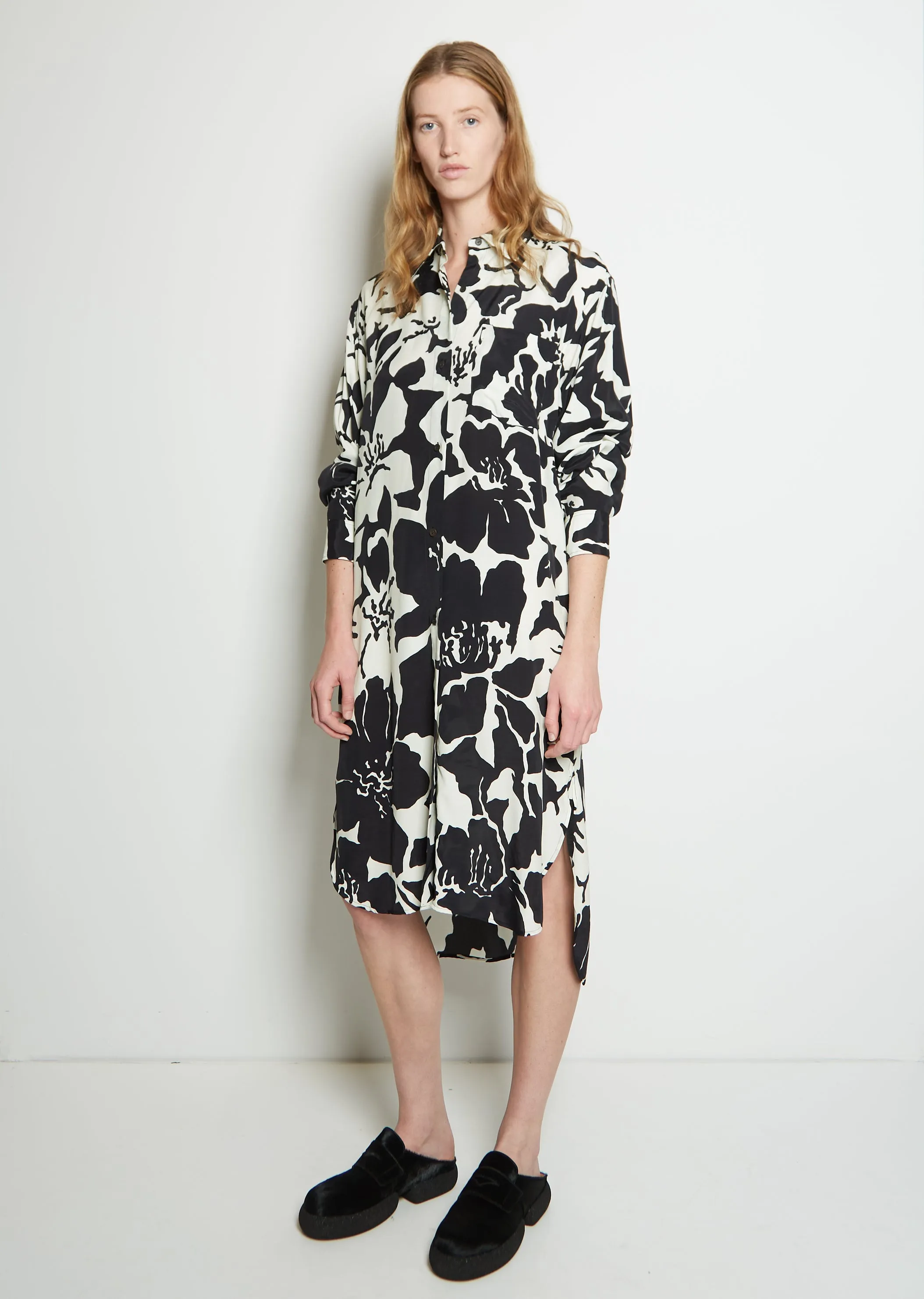 Dayley Short Printed Crepe Dress