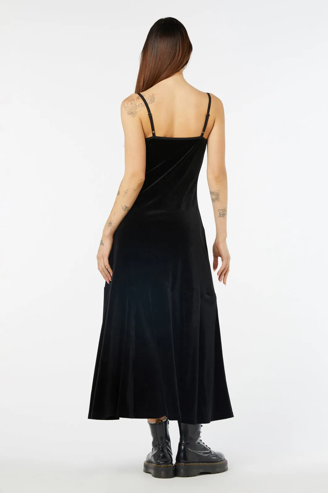 Discord Velvet Maxi Dress