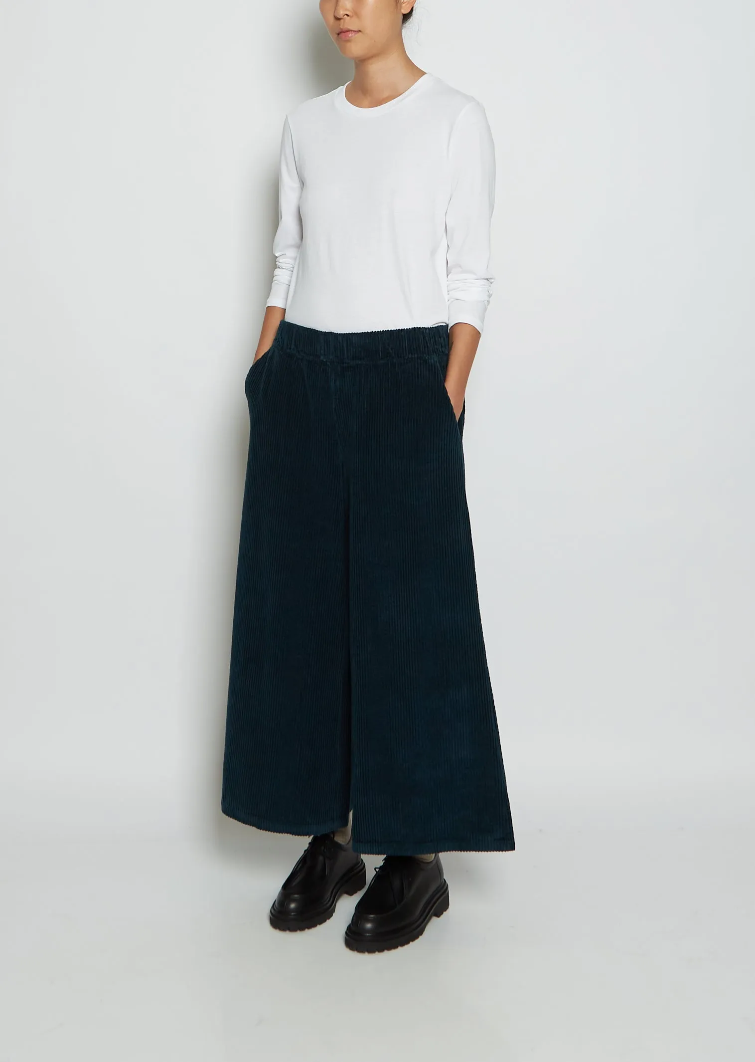 Elle Cotton Corduroy Pant — Ardoise