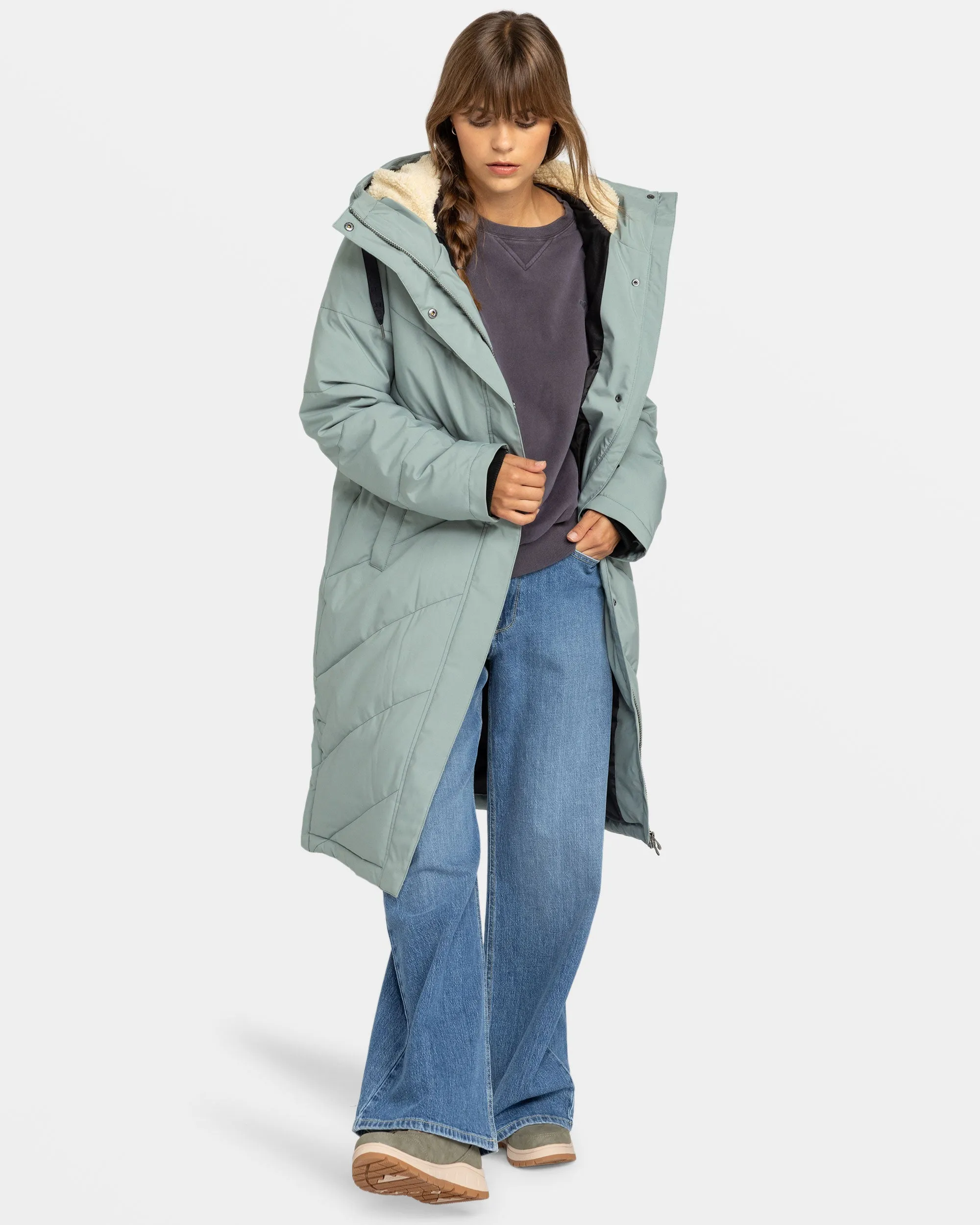 Ellie Insulated Snow Jacket - Lily Pad