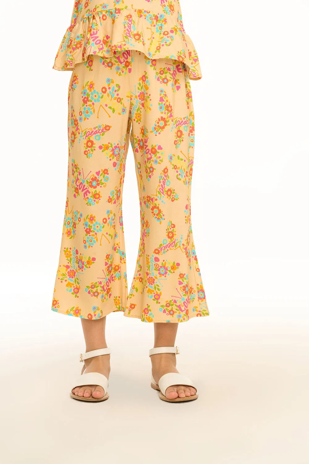 Emma Summer of Love Print Trousers