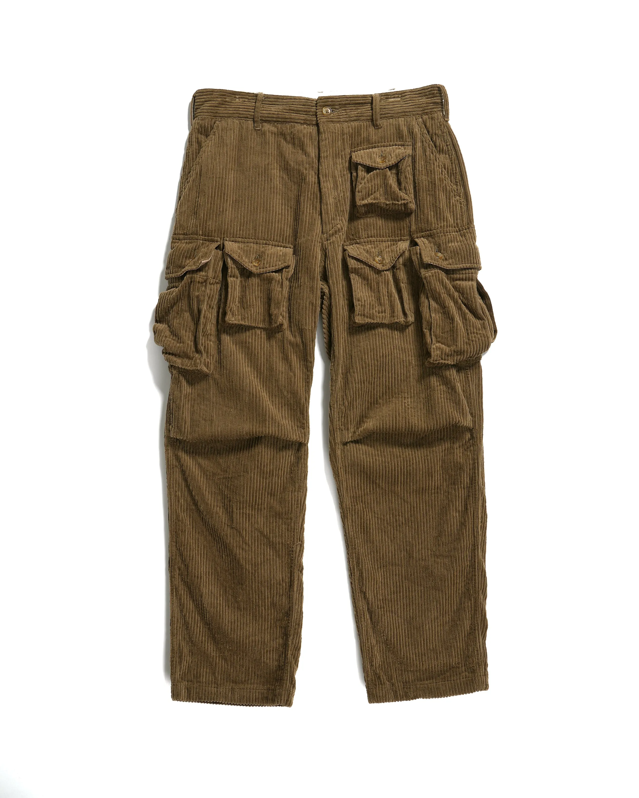 Engineered Garments FA Pant - Khaki Cotton 4.5W Corduroy