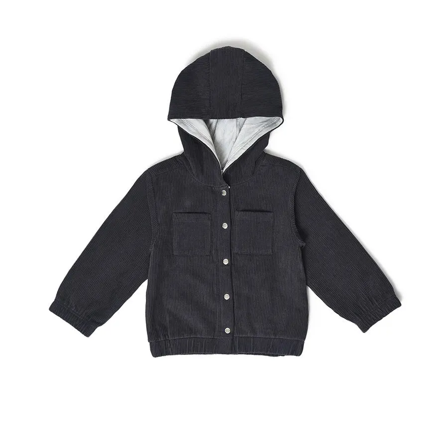 Farm Friends Corduroy Hooded Jacket for Kids