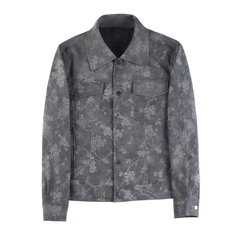 Fashion Little Floral Jacquard Jacket