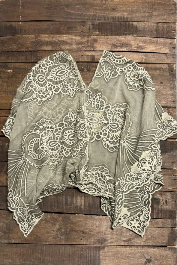 Garden Bliss Poncho by Jaded Gypsy