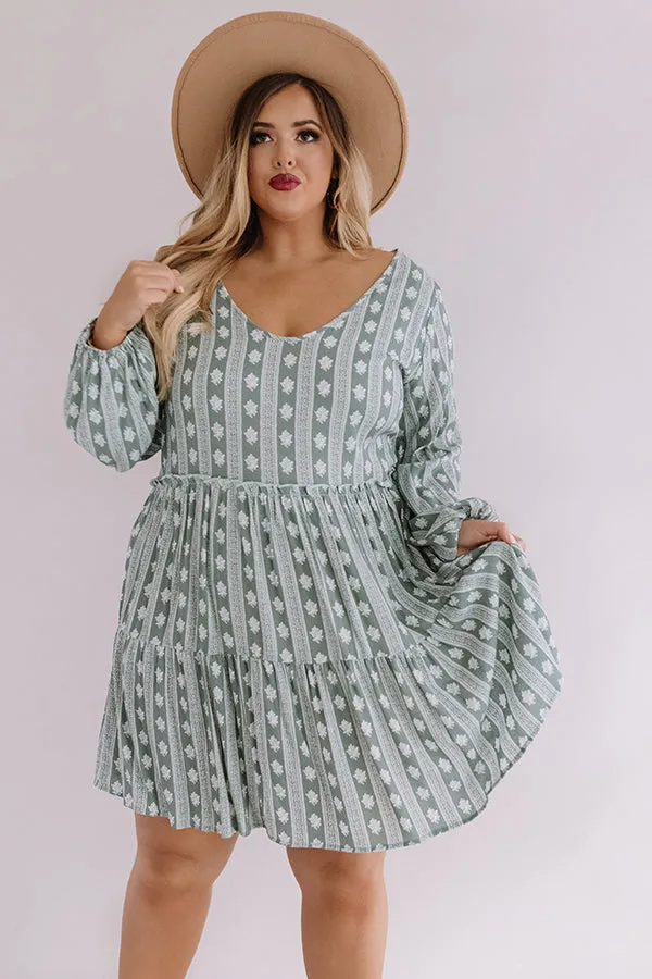 Getting Creative Babydoll Shift Dress Curves