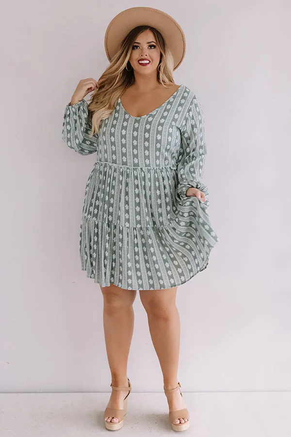 Getting Creative Babydoll Shift Dress Curves