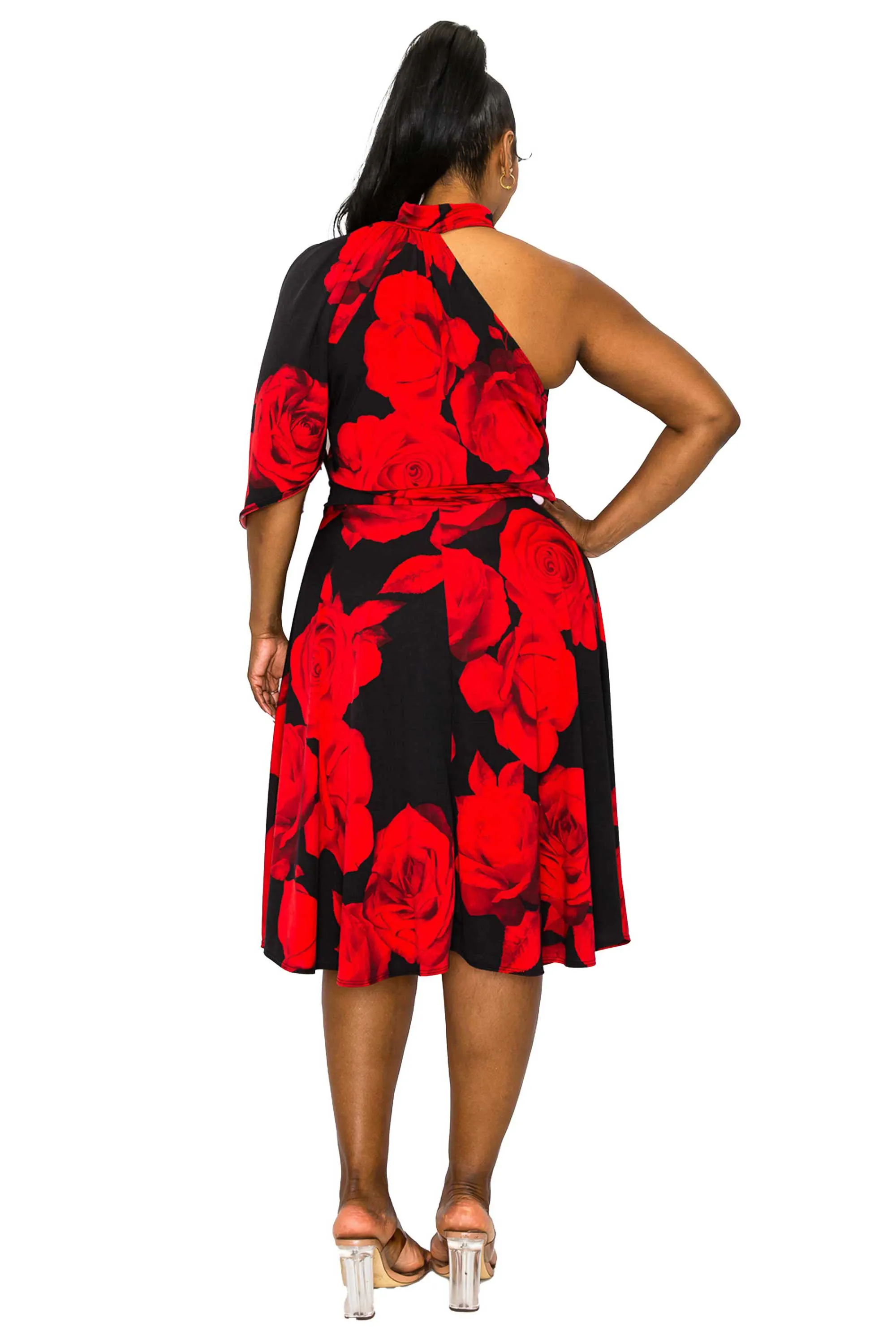 Gianonni Floral Flare Dress