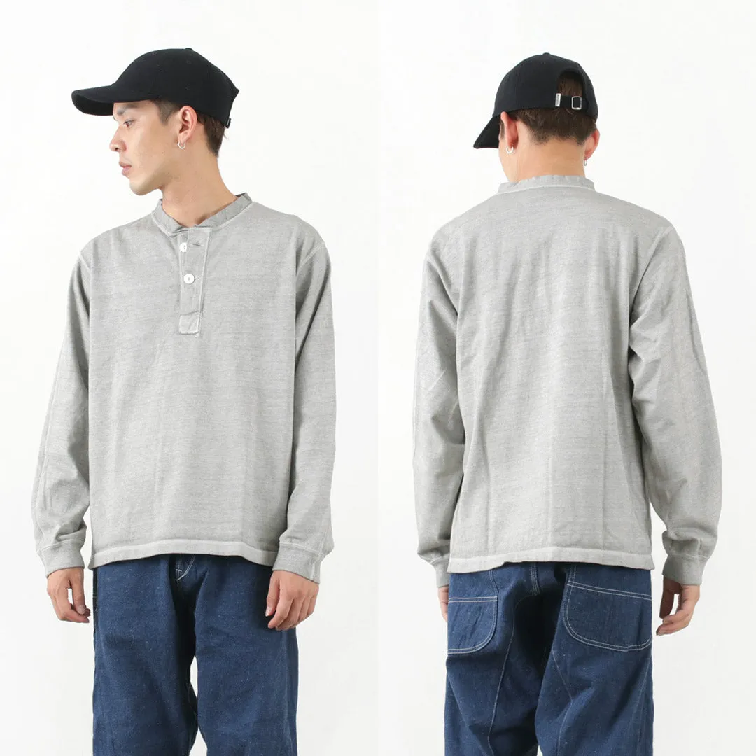 GOOD ON / L/S heavy henley T