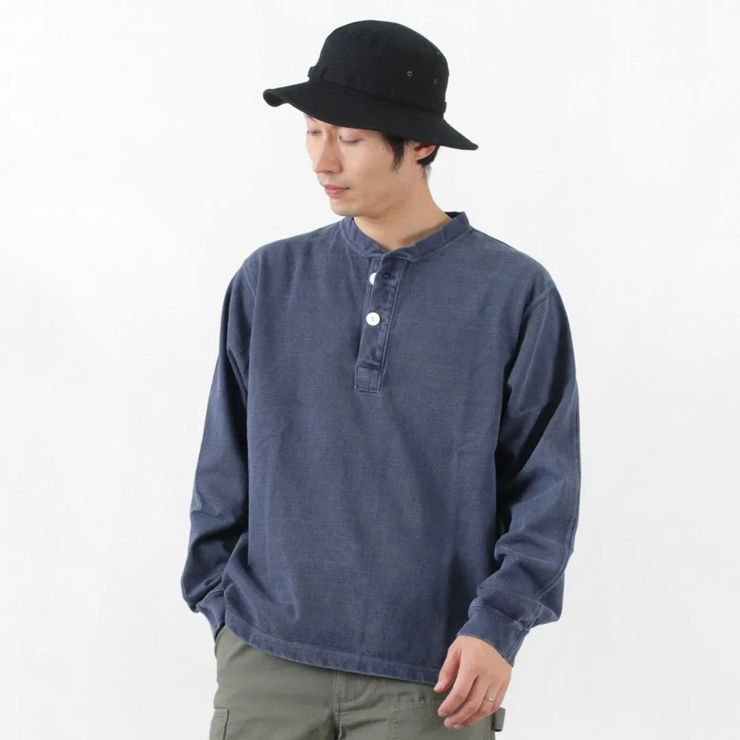 GOOD ON / L/S heavy henley T