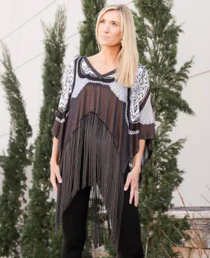 Gucci Tassel Poncho