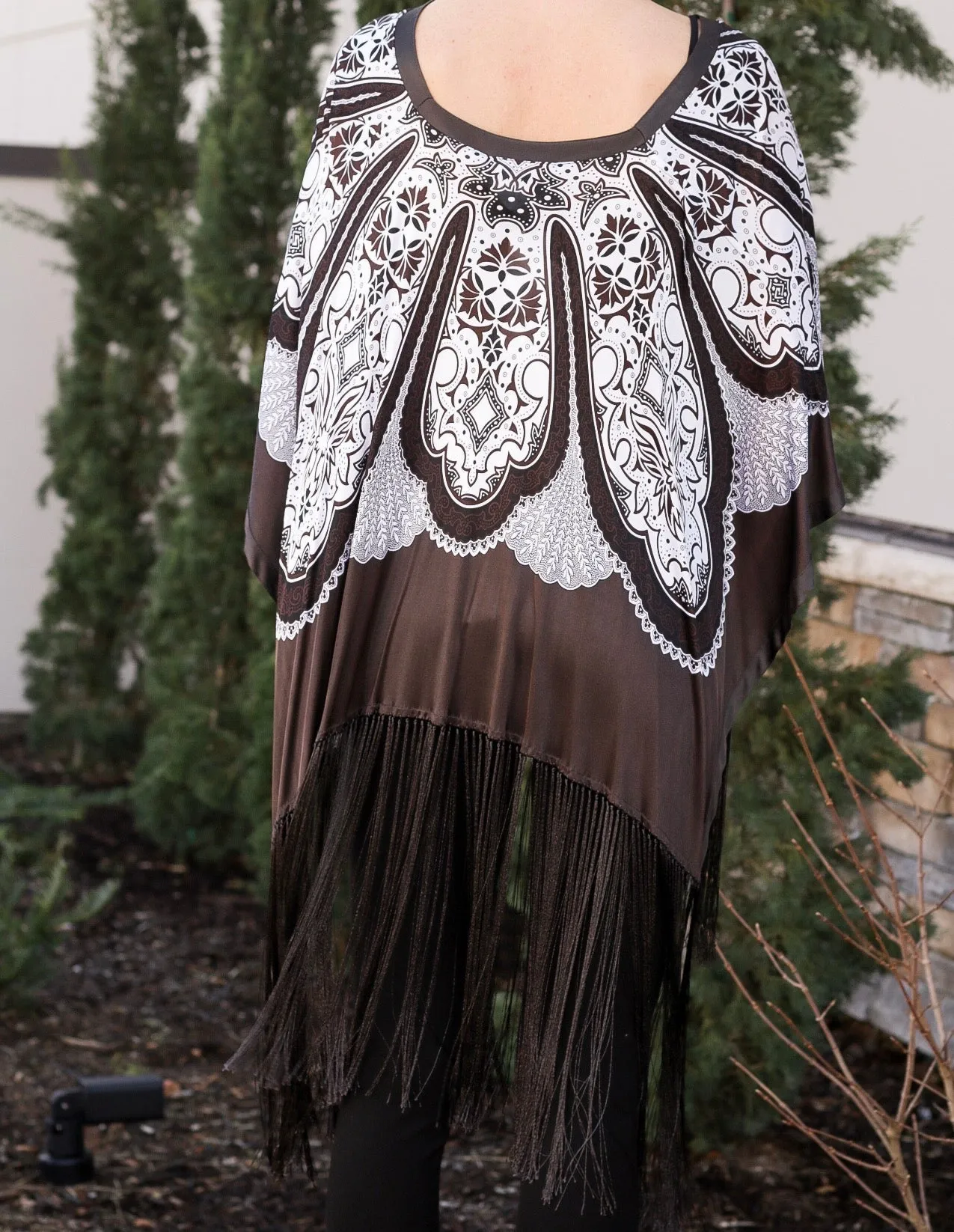 Gucci Tassel Poncho