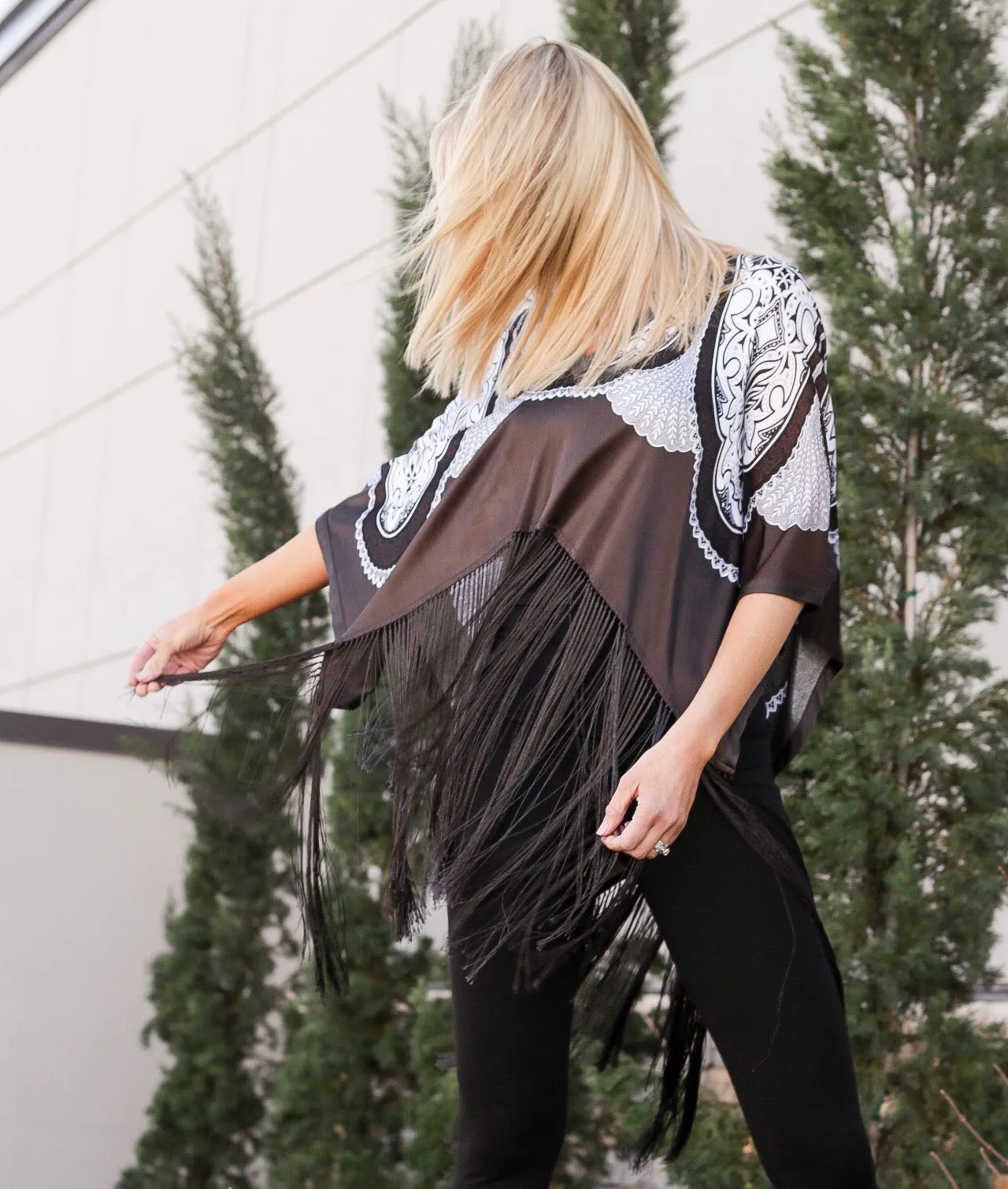 Gucci Tassel Poncho