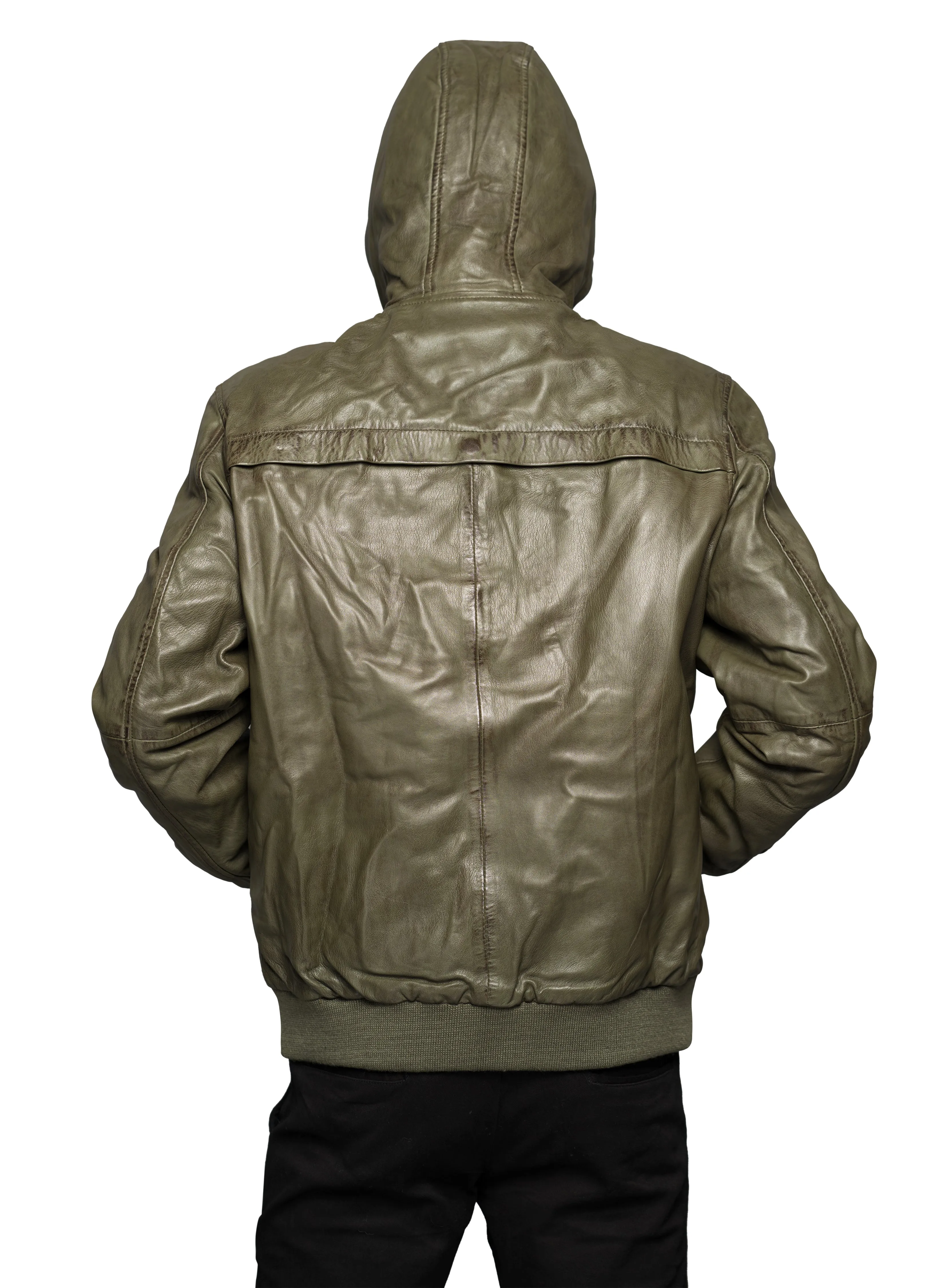 Gully Klassics Waxed Lambskin Leather Jacket