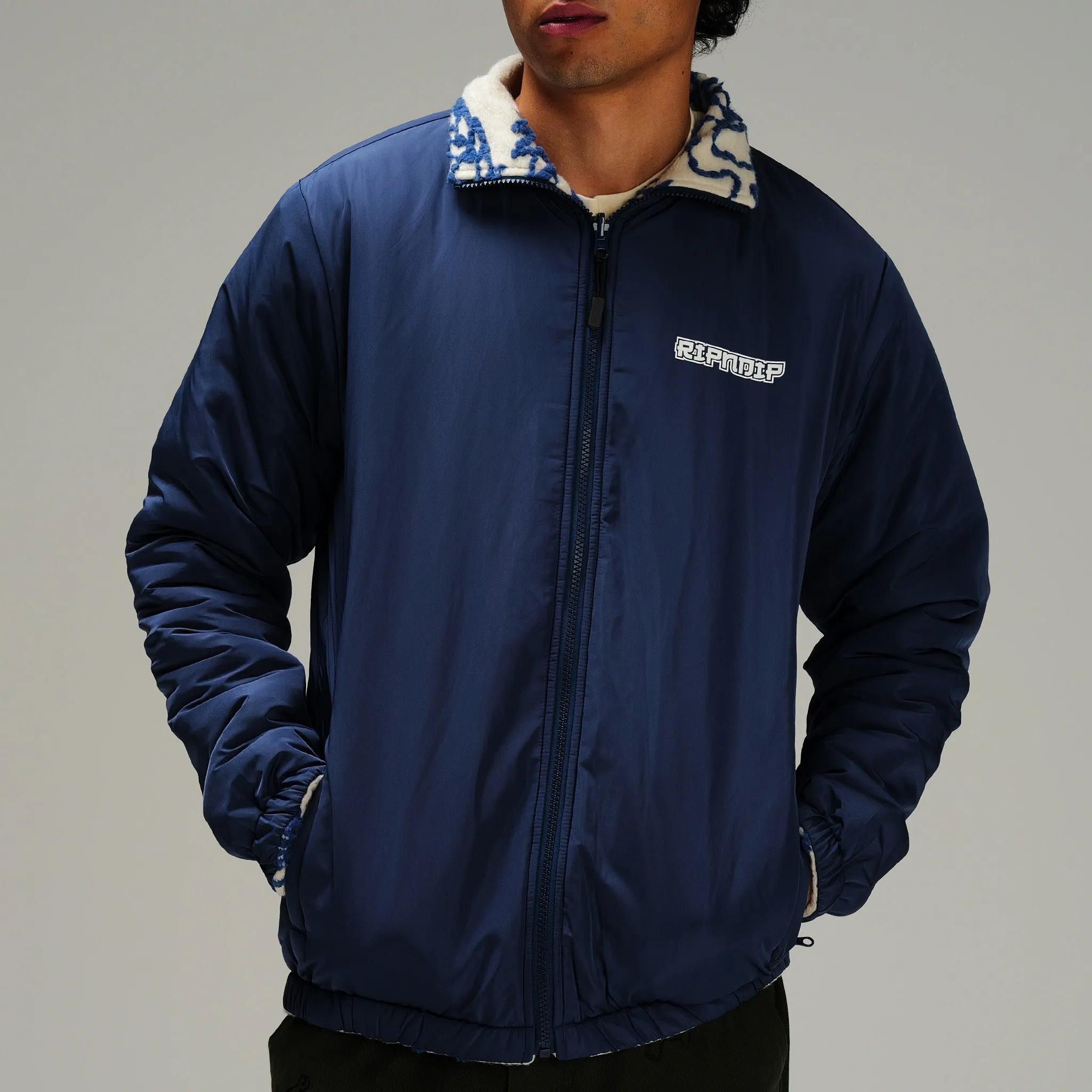 Haku Reversible Jacket (Off White/Navy)